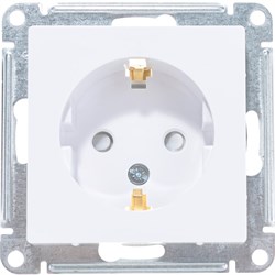 Одноместный механизм розетки Systeme Electric ATLAS DESIGN - фото 14726435