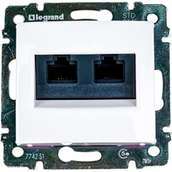 Компьютерная розетка Legrand Valena - фото 14727945