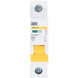 Однополюсный автоматический выключатель IEK ВА47-29 - фото 14728172
