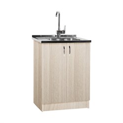 Тумба SANTREK 60*60 цвет ясень шимо светлый (2 дверцы) (ЛДСП) - фото 14743183