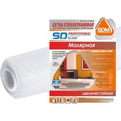 Малярная стеклотканевая сетка SDM SD-GLASS Professional - фото 14745906