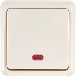 Одноклавишный выключатель Generica ОКТАВА - фото 14746199