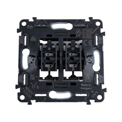 Двухклавишный выключатель Legrand Valena In matic - фото 14749179