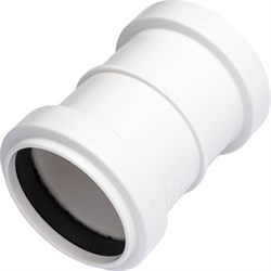 Двухраструбная муфта для бесшумной канализации ПОЛИТЭК 300050020 - фото 14750659