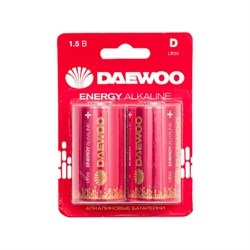 Алкалиновая батарейка Daewoo ENERGY Alkaline 2021 - фото 14750785