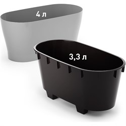 Цветочный горшок ЗПИ "Альтернатива" Лея - фото 14752467