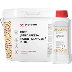 Полиуретановый клей для паркета ECOROOM 2К D-90 - фото 14754531