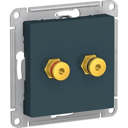 Двойная аудиорозетка Systeme Electric Atlasdesign - фото 14757780