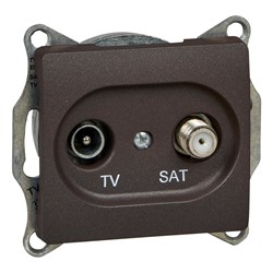 Оконечная телевизионная розетка Systeme Electric Glossa - фото 14757909