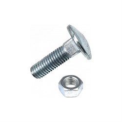 Оцинкованный мебельный болт TECH-KREP М8х50 DIN603 (4 шт.) - фото 14761322