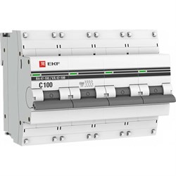 Автоматический выключатель EKF ВА47-100 PROxima - фото 14765909