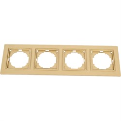 Четырехместная рамка Nilson THOR Metallic - фото 14769112