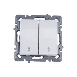 Двухклавишьный механизм выключателя Nilson moda-advantage - фото 14769204