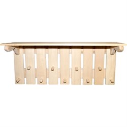 Полка-вешалка Бацькина баня Классик - фото 14771065