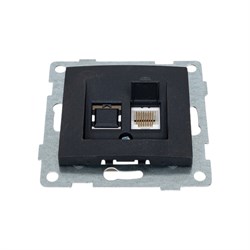 Одинарный механизм компьютерной розетки GUSI ELECTRIC Bravo - фото 14772698