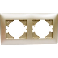 Двухместная рамка GUSI ELECTRIC Bravo - фото 14772702