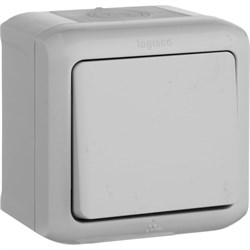 Одноклавишный переключатель Legrand Quteo - фото 14772830