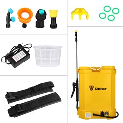 Садовый аккумуляторный опрыскиватель DEKO DKSP10 - фото 14774756