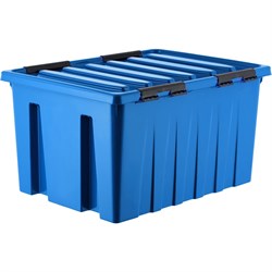 Контейнер с крышкой HONEYCOMB Rox Box740x565x415, 120 л, синий - фото 14776509
