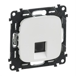 Одиночная телефонная розетка Legrand Valena Allure - фото 14776785