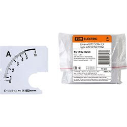 Шкала для А72 Х/5А TDM ELECTRIC Ш72 - фото 14778824