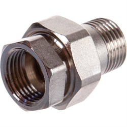 Никелированное разъемное соединение-американка STOUT RG008Q0SHSIPHU - фото 14779763