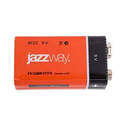 Солевая батарейка Jazzway 6F22 Heavy Duty - фото 14782043