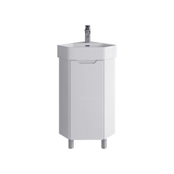 Напольная угловая тумба для ванной комнаты Sanstar лайн - фото 14782277