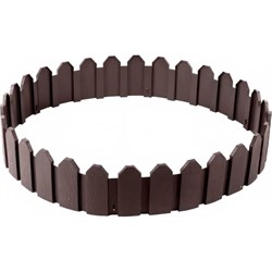 Садовое ограждение МАСТЕРСАД ДЧН-корич - фото 14786039