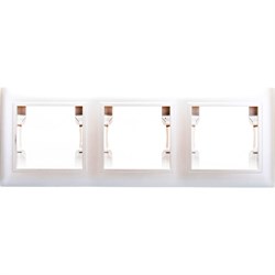 Трехместная рамка Volsten V01-28-A31-M Violet - фото 14786419