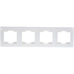 Вертикальная четырехместная рамка Volsten V01-21-A42-M Violet - фото 14786666