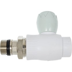 Прямой шаровый кран для радиатора Blue Ocean PPRF/PPR/SBVH-1(W)-25x3/4" - фото 14789817