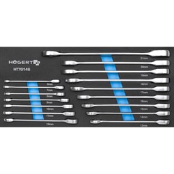 Набор рожково-накидных ключей HOEGERT TECHNIK HT7G146 - фото 14793564