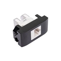 Одноместная компьютерная розетка DKC Brava - фото 14794866