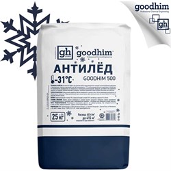 Сухой антигололедный реагент Goodhim 500 № 31 - фото 14796739