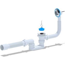 Плоский слив-перелив для ванны АНИ пласт Е055 - фото 14803426