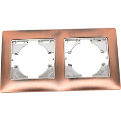 Двухместная рамка GUSI ELECTRIC С1020-038 - фото 14804647