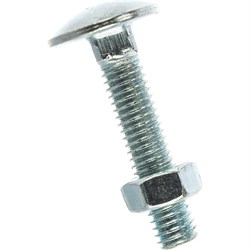 Оцинкованный болт Европартнер M5х25 DIN603 4 шт. - фото 14810393