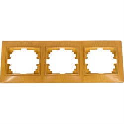 Горизонтальная четырехместная рамка Lezard MIRA - фото 14811002