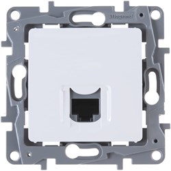 Информационная одинарная розетка Legrand Etika - фото 14811056