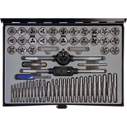 Набор метчиков и плашек Wiederkraft М3-12 и 4-40 - 1/8NPT27 - фото 14812141