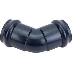 Напорный двухраструбный НПВХ отвод AQUAVIVA AQV103110 26510 - фото 14814085