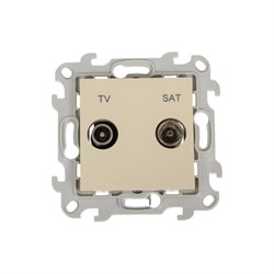 Одиночная розетка tv-sat Simon 2410487-031 - фото 14816329