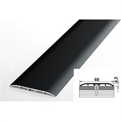 Одноуровневый алюминиевый порог Лука УТ000022624 - фото 14822533