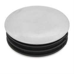 Плоская, пластиковая заглушка для трубы PALLADIUM 115840 - фото 14830430