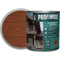 Лаковый тонирующий атмосферостойкий алкидный антисептик Profiwood 67033 - фото 14831031