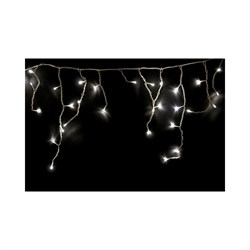 Гирлянда Neon-Night АЙСИКЛ бахрома, 1,8х0,5 м, прозрачный ПВХ, 48LED тепло-белые IP20 - фото 14832999