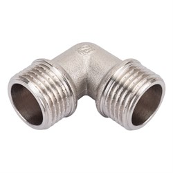 Латунный никелированный угольник STI D270-05010 - фото 14836809