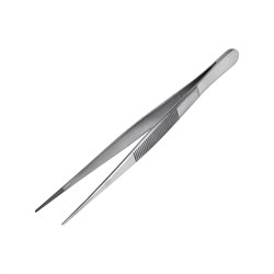 Прямой узкий рифленый пинцет REXANT 145 мм - фото 14836990