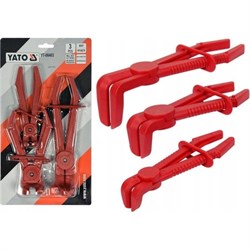 Набор изогнутых зажимов для шлангов YATO YT-08403 - фото 14837512